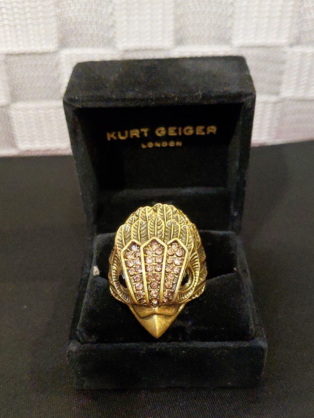 KURT GEIGER LONDON EAGLE RING SIZE 9 - Picture 6 of 10